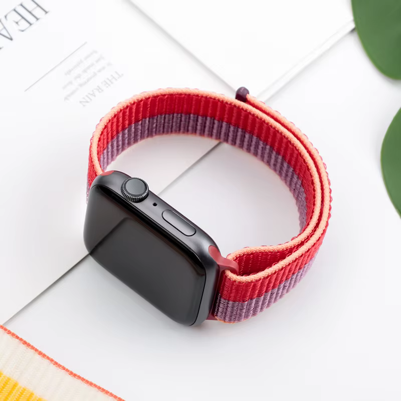 Bracelet à boucle en Nylon pour bracelets de montre Apple 46mm 44mm 45mm 40mm 41mm 42mm