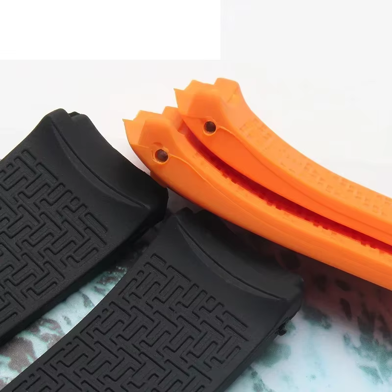 Bracelet de montre en Silicone adapté pour Tissot T-TOUCH T013 T047 20mm 21mm noir Orange Sport