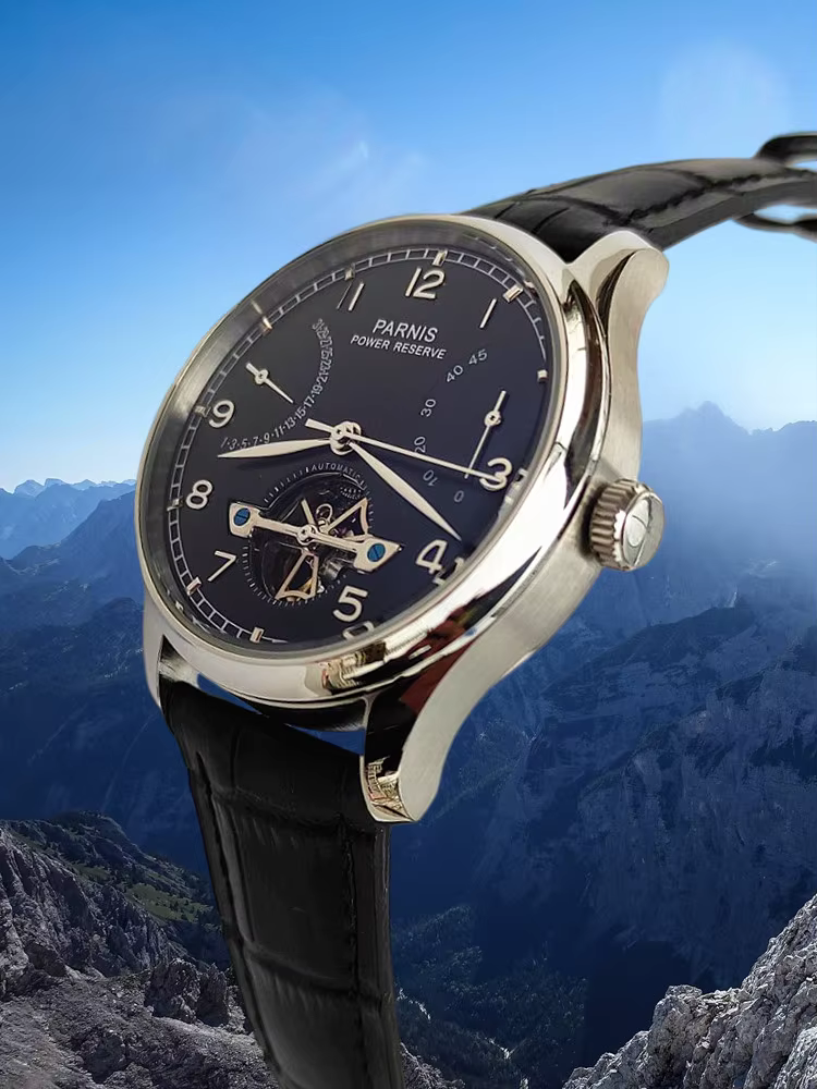 Montre mécanique automatique Parnis Business pour homme