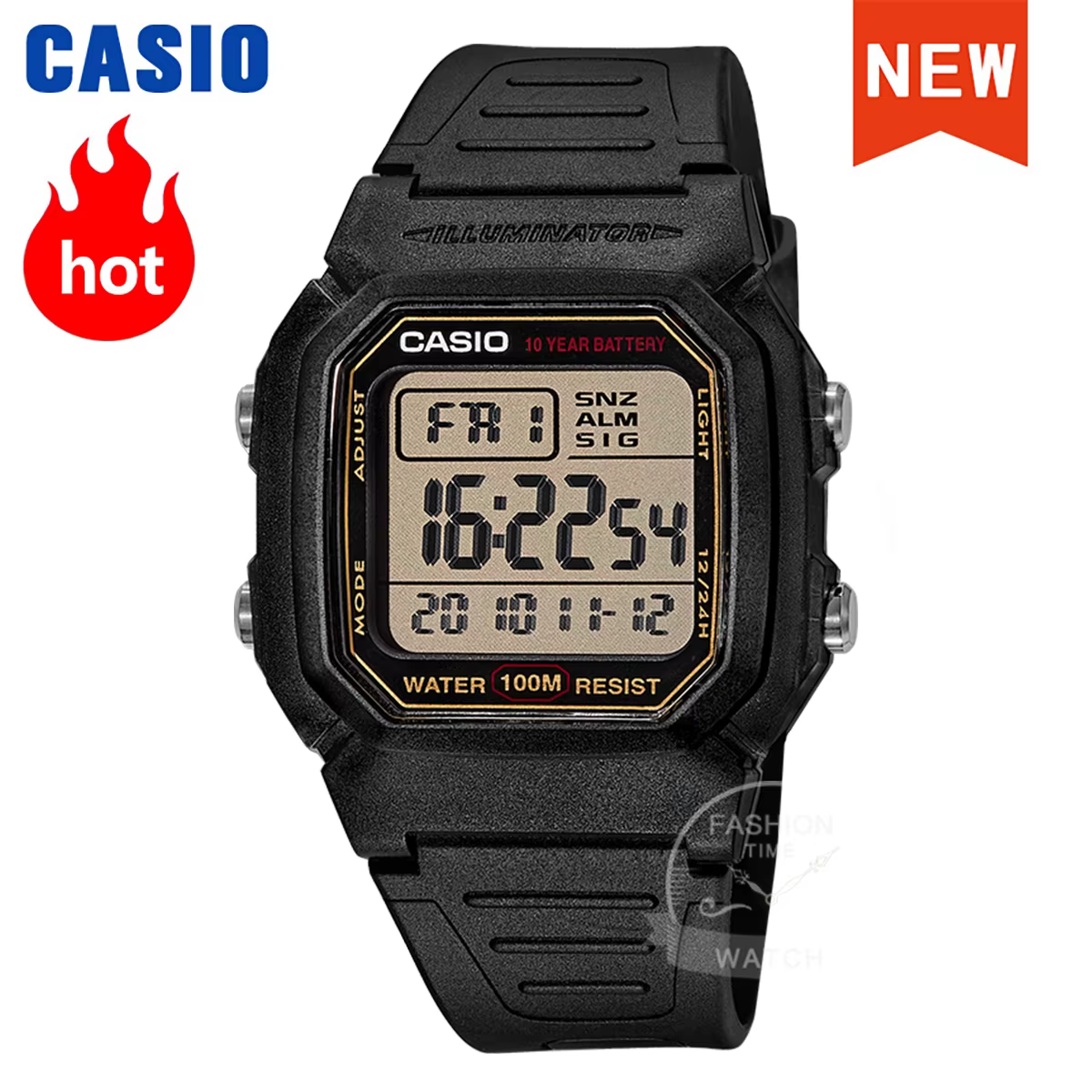 Casio montre pour hommes Original Sport multifonctionnel Vintage
