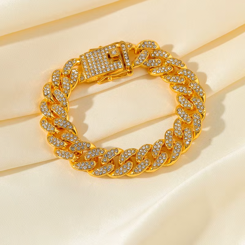 Bracelet de poignet étanche en acier inoxydable pour hommes et femmes