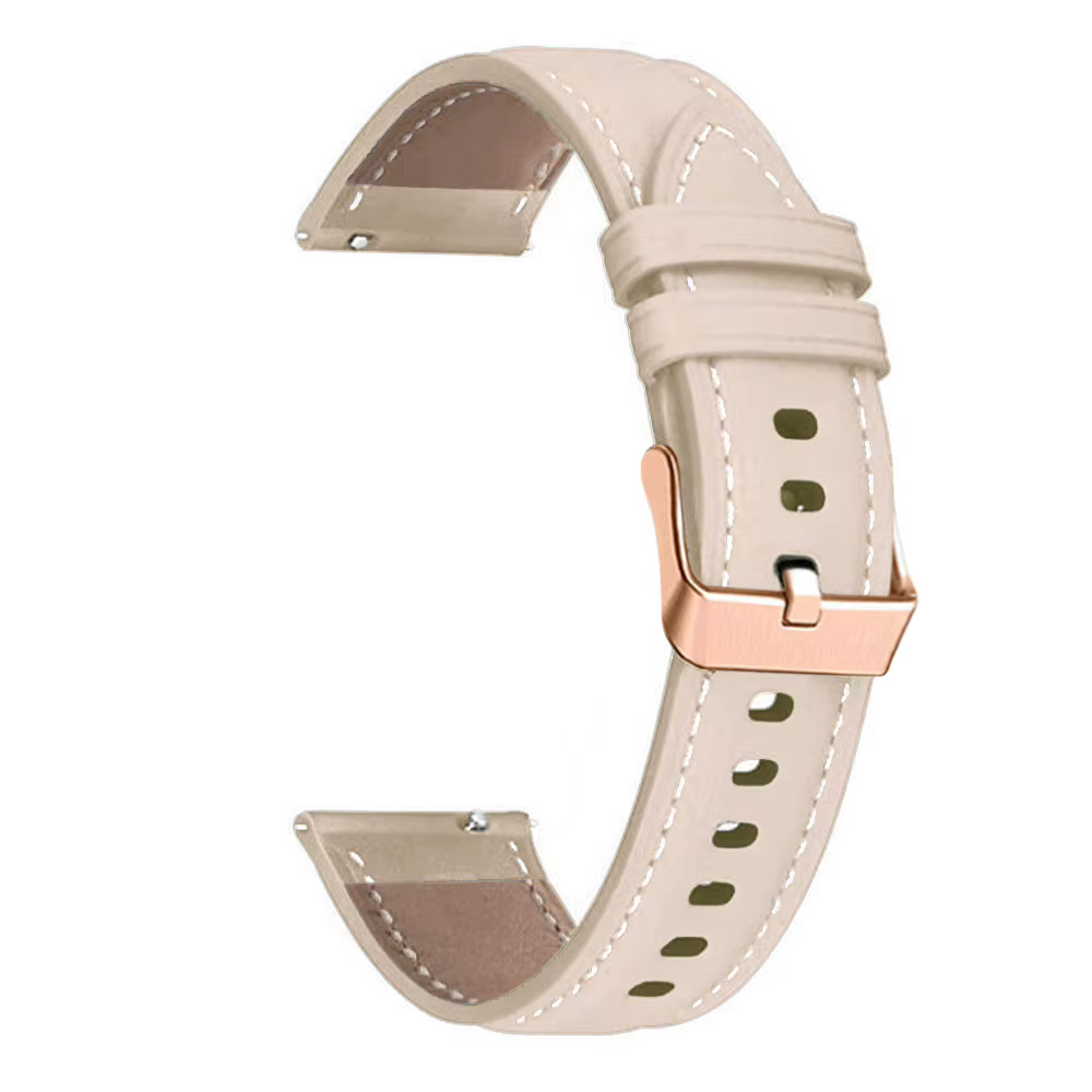 Bracelet en cuir de 20mm pour Garmin Vivomove Style HR Sport tendance