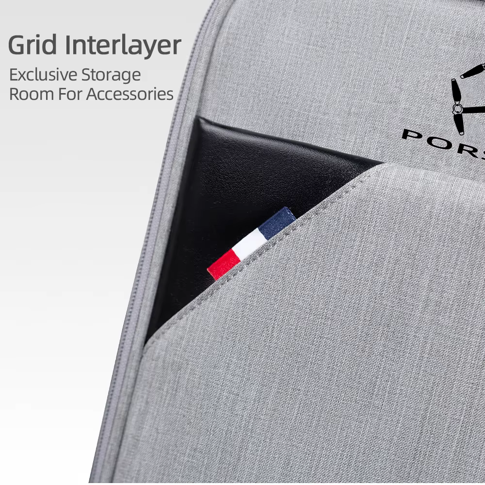 Sac à bandoulière portable mini 4 compartiments, sac à dos de protection, étui de transport pour drone DJI Mini 3 Pro, télécommande, batterie et accessoires