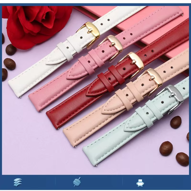Pour montre Garmin Lily2 Bracelet en cuir véritable Lily 2 SmartWatch femmes peau de vache