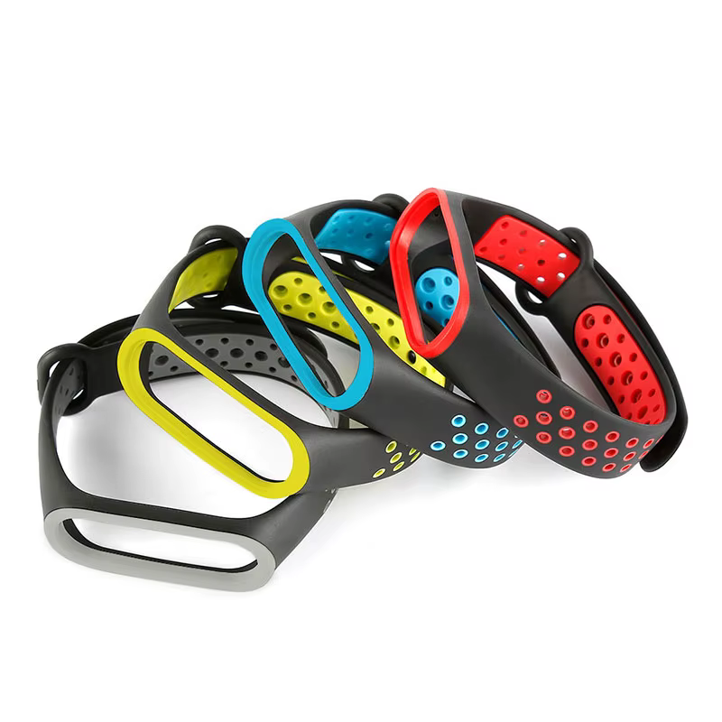 Bracelet respirant pour Xiaomi Mi Band 3 4 5 6 7 montre intelligente poignet M3 M4