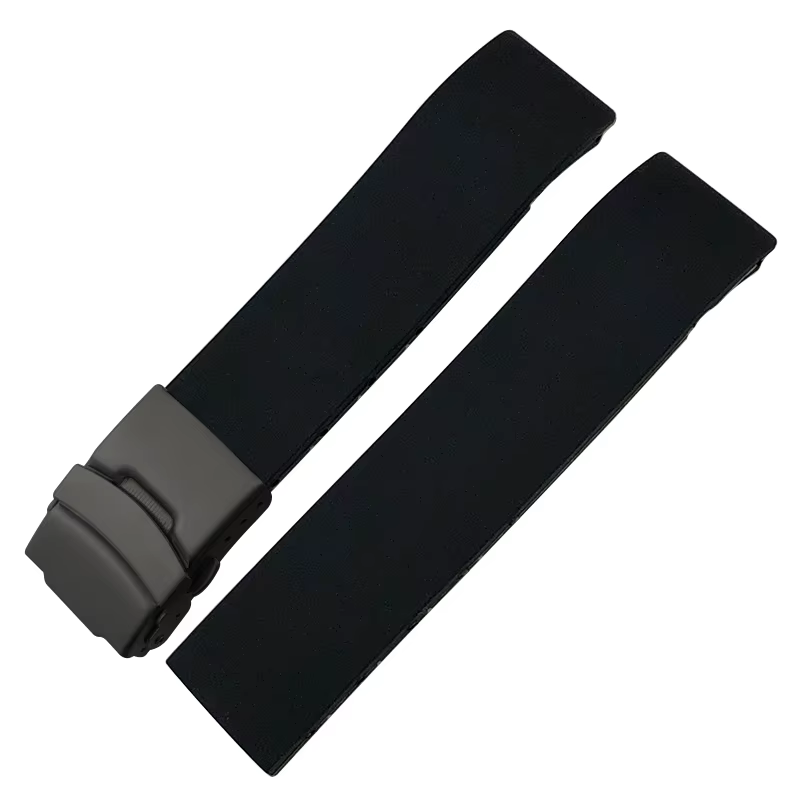 Bracelet de montre en caoutchouc de silicone naturel