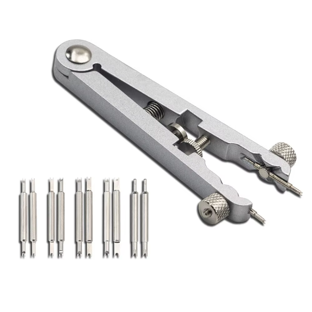 Kit d'outils de réparation de montres : Pince à barrettes