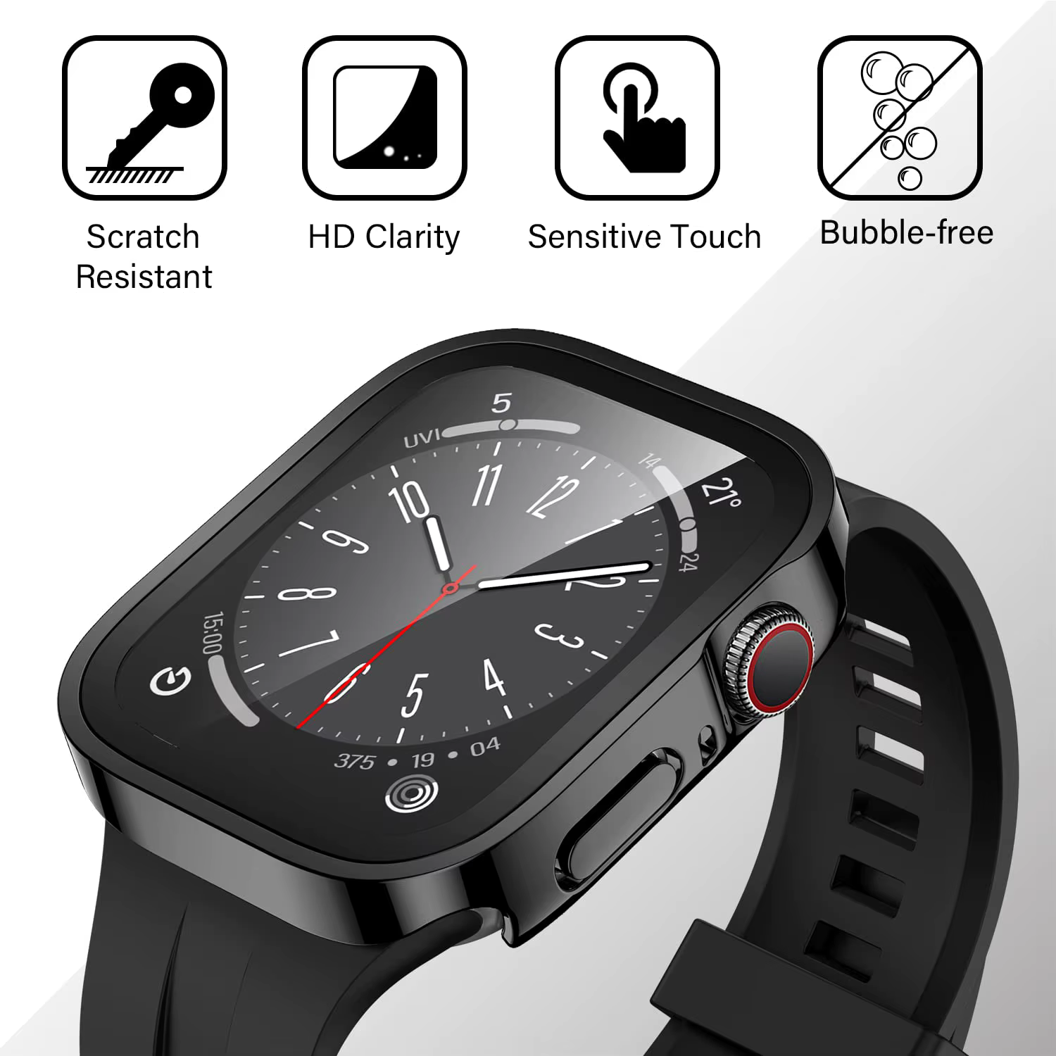 Couvercle et verre pour Apple Watch