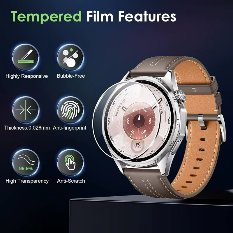 Protecteur d'écran 9H pour Huawei Watch GT 6 Pro