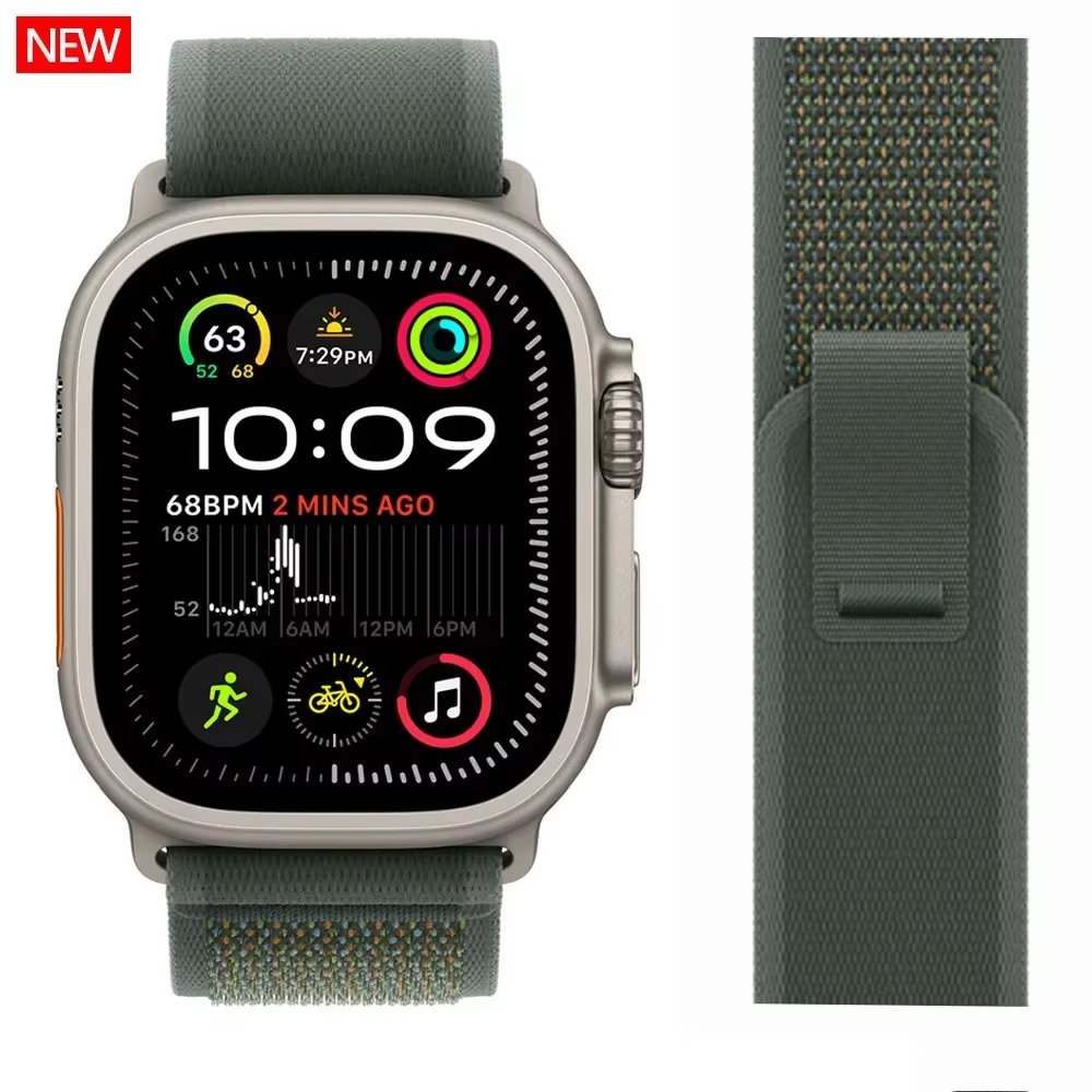 Boucle de sentier pour apple watch ultra 2 bandes 49mm 44mm 40mm 45mm 41mm 42mm 38 bracelet correa iWatch série 7 6 se 8 9 10 46mm sangles
