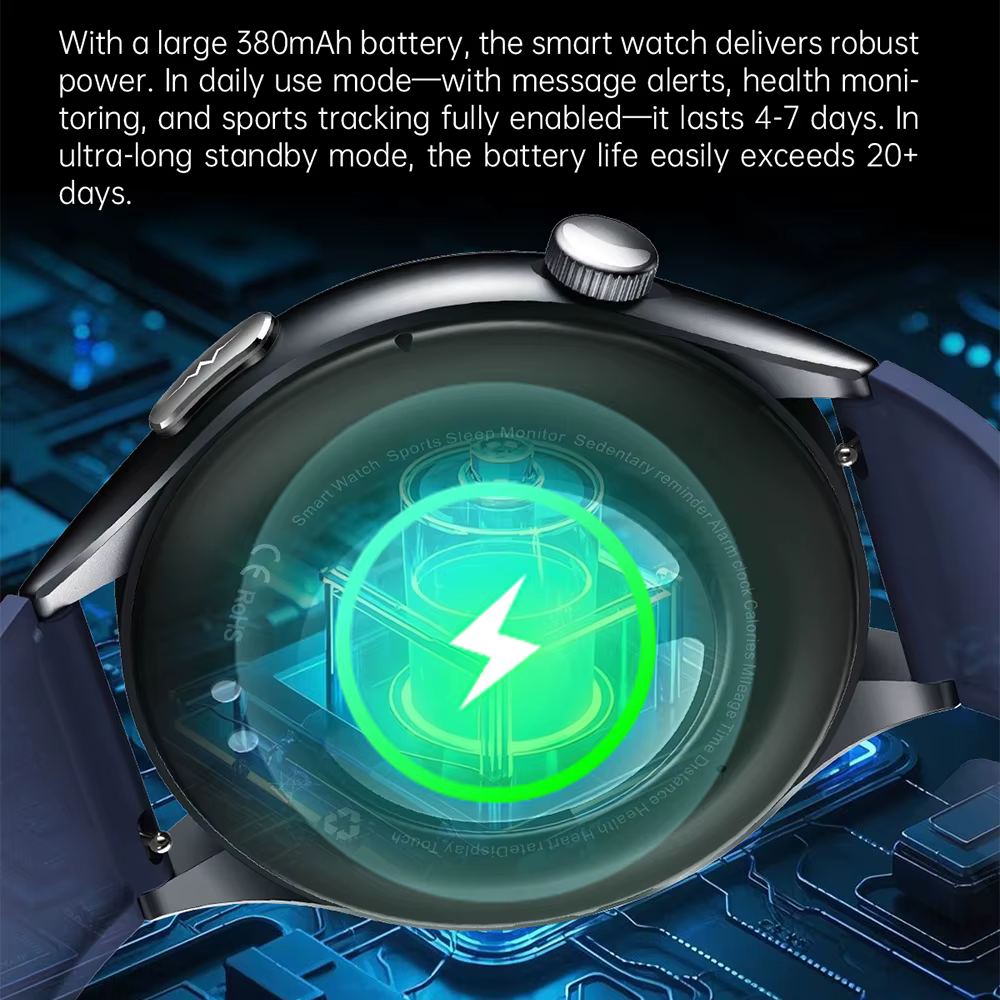 2025 nouvelle analyse de santé ECG + PPG montre intelligente graisse corporelle acide urique pression artérielle traqueur de fréquence cardiaque NFC Smartwatch pour Android IOS