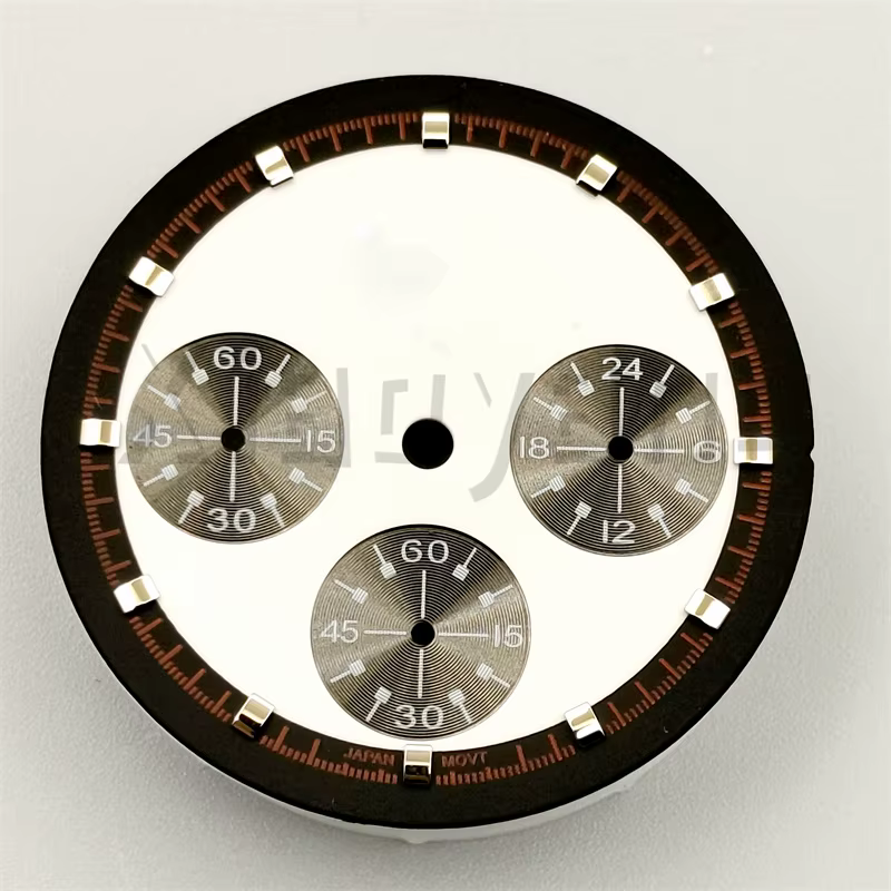 Cadran de Montre Chronographe Vk63 avec Jeu d'Aiguilles