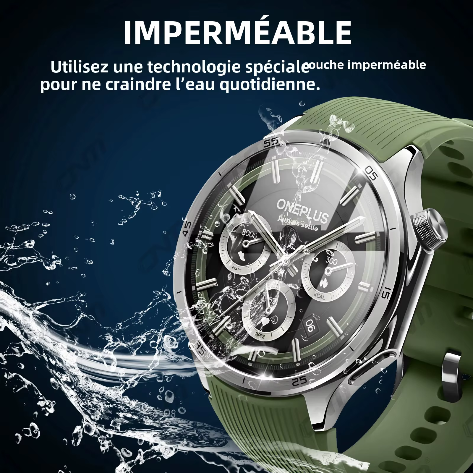 Protecteur d'écran 2.5D pour OnePlus Watch 3