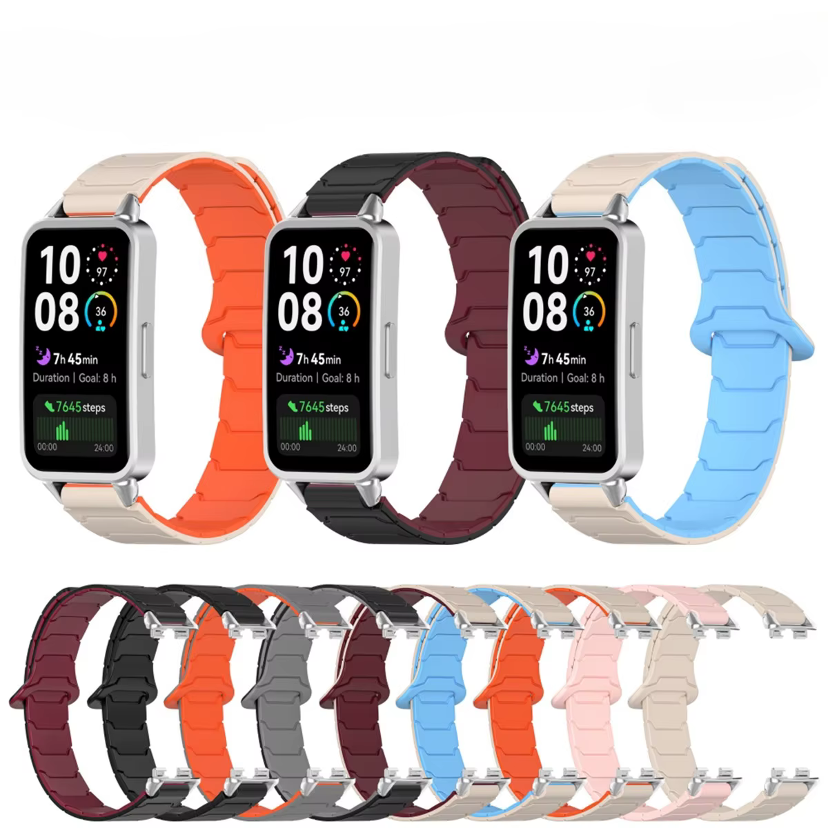 Bracelet magnétique pour Huawei Band 10/9/8