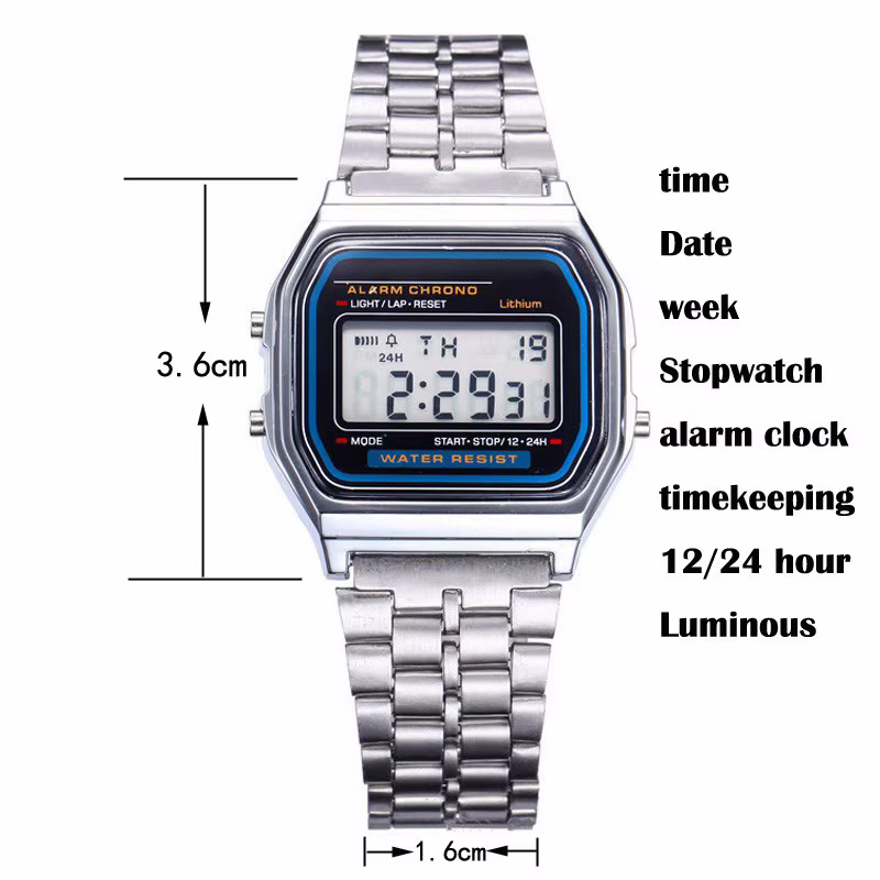 2025 montres numériques pour hommes sport Bracelet étanche horloge or électronique montre-Bracelet LED femmes décontracté montre homme relogio