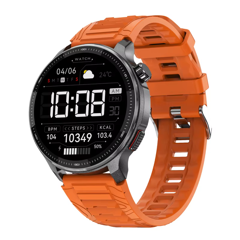 Hommes montre intelligente GPS positionnement cartes téléchables boussole Bluetooth appel Sports de plein air