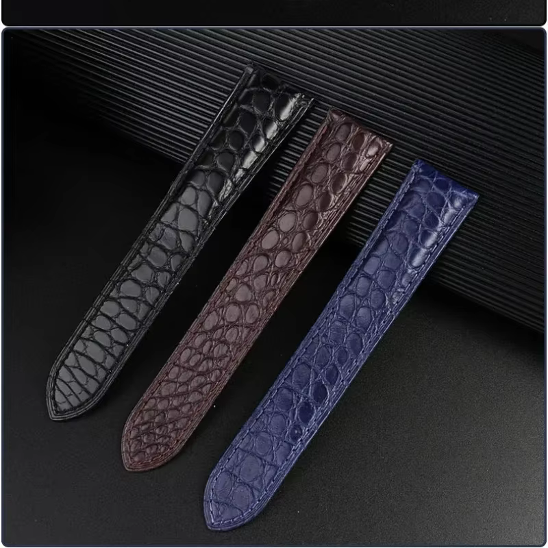 Bracelet de montre noir marron bleu