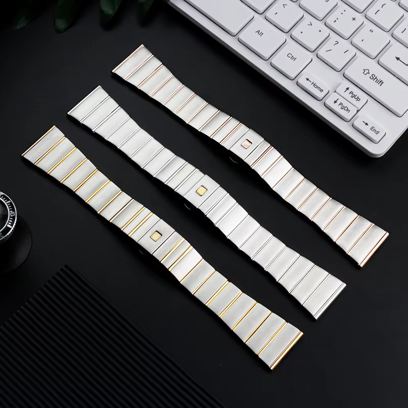 Bracelet de montre en acier pour homme et femme