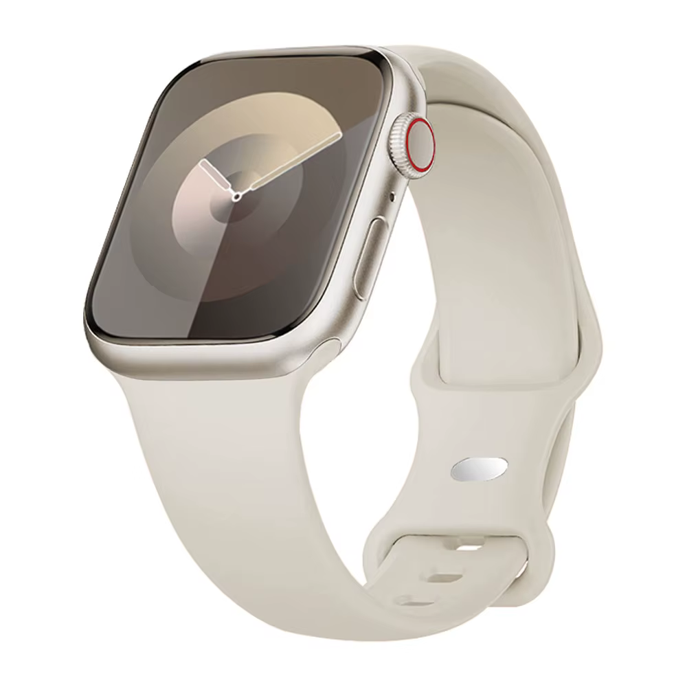 Bracelet en Silicone pour bracelets de montre Apple 40mm 44mm 46mm 45mm 41mm 49mm 42