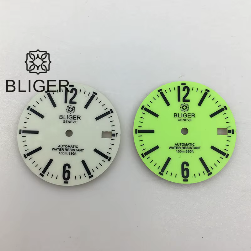 BLIGER – cadran de montre Super lumineux de 29mm