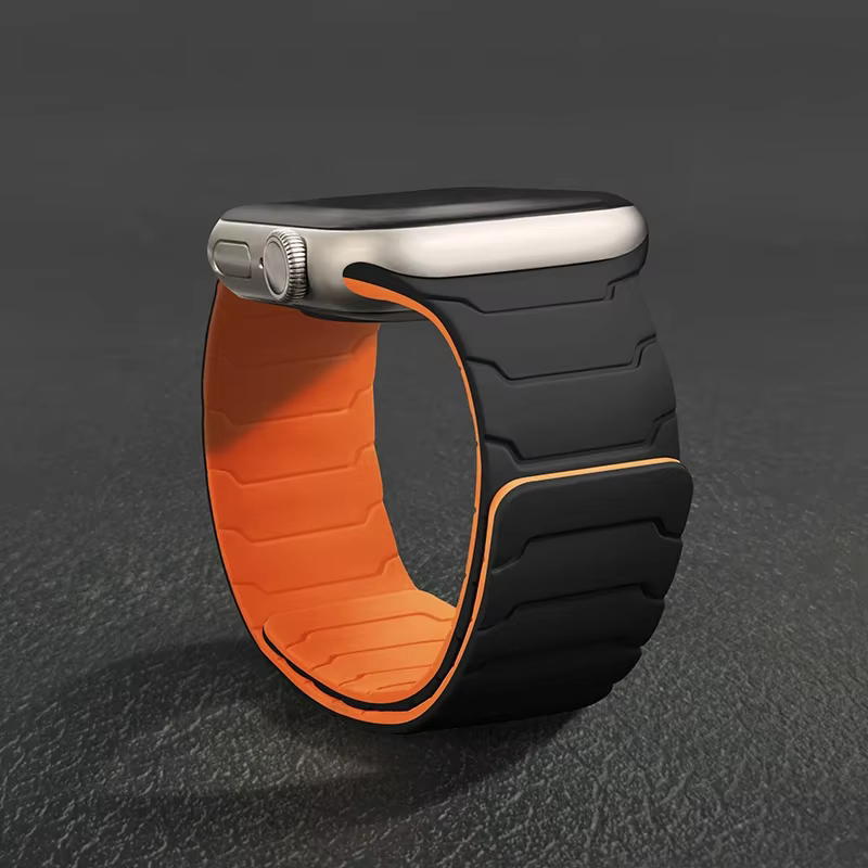 Bracelet en silicone magnétique pour Apple Watch