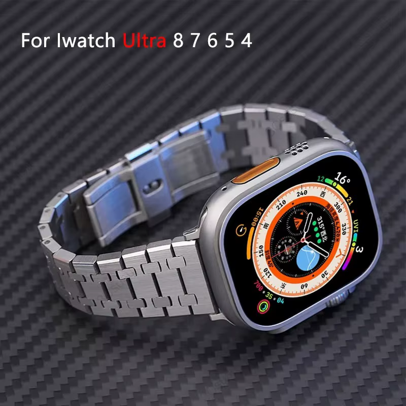 Bracelet de luxe pour Apple Watch iwatch Ultra 9 8 7 6 5 4 SE