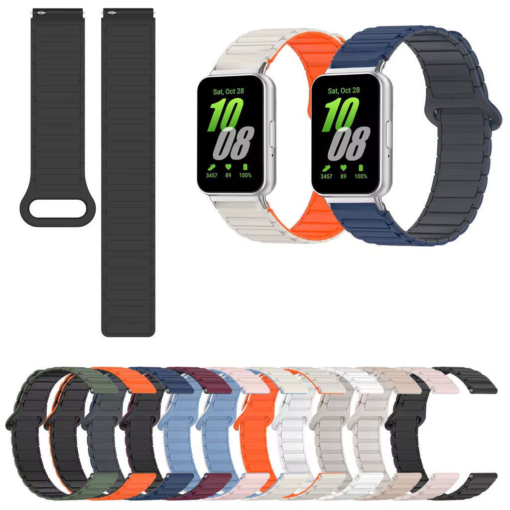 Bracelet magnétique en Silicone pour montre intelligente Samsung Galaxy Fit3 Fit 3 SM-R390