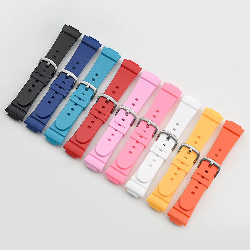 Pour Casio Baby-G BGA-130/131/132/133/160/161 BGD-140/141/500/501/560/5000 Bracelet de montre bande TPU résine femmes