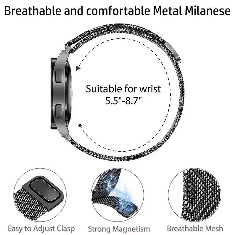 Bracelet à boucle milanaise pour COROS PACE 3