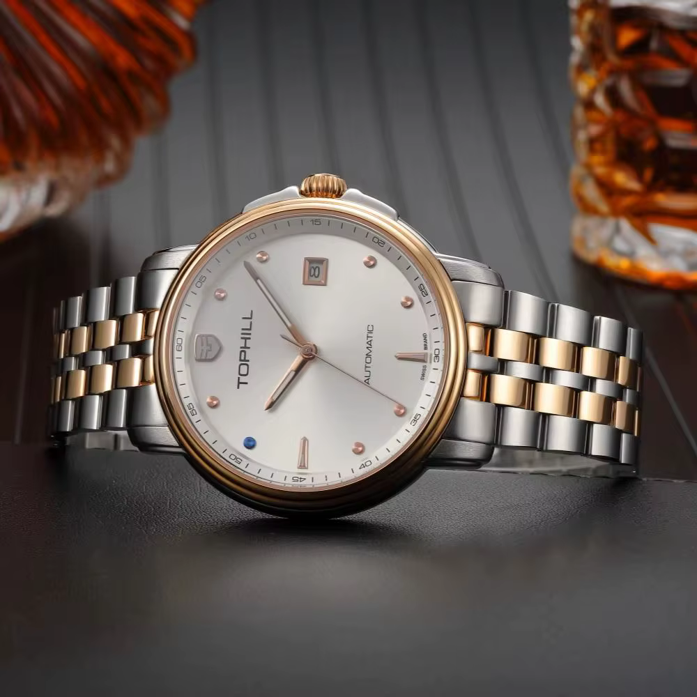 TOPHILL – montre à remontage automatique pour hommes