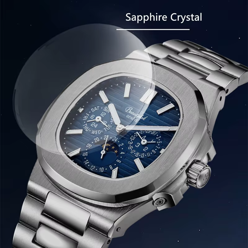 Montre automatique multifonctionnelle Rinifa pour hommes