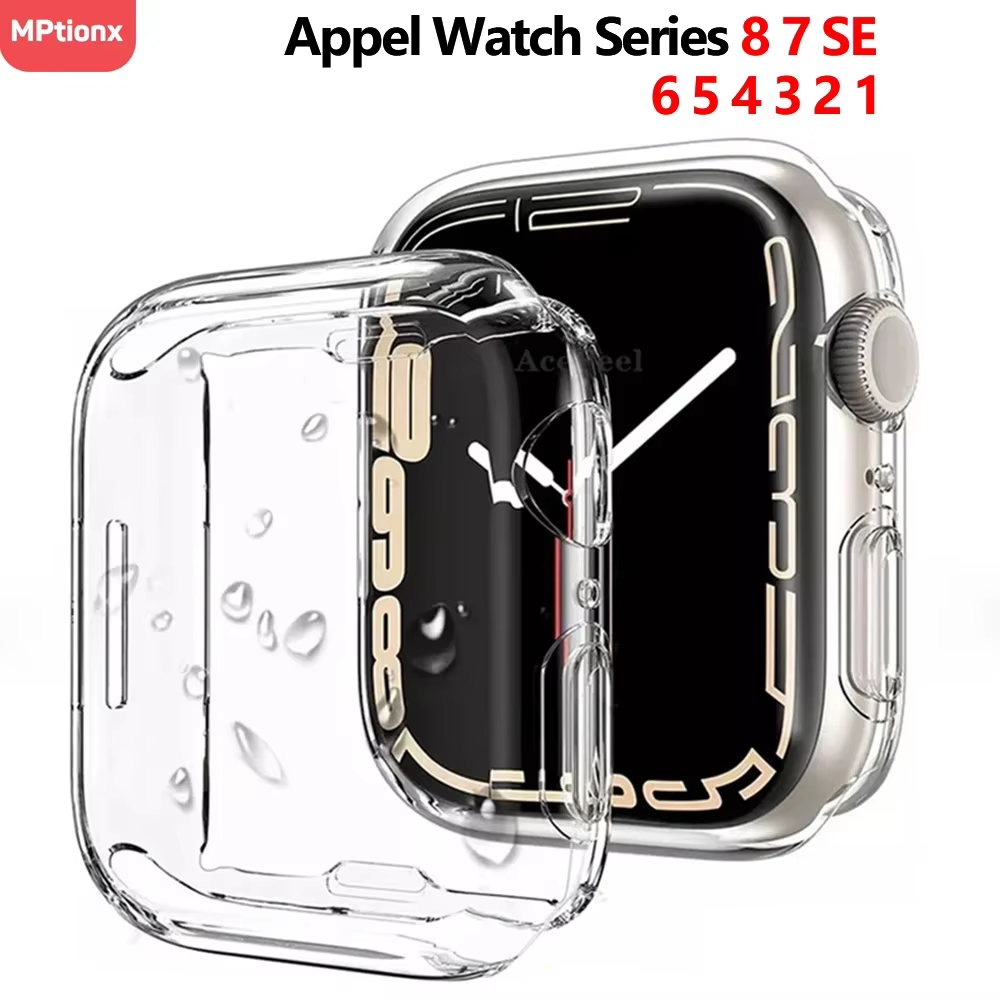 Étui de protection d'écran en TPU pour Apple Watch