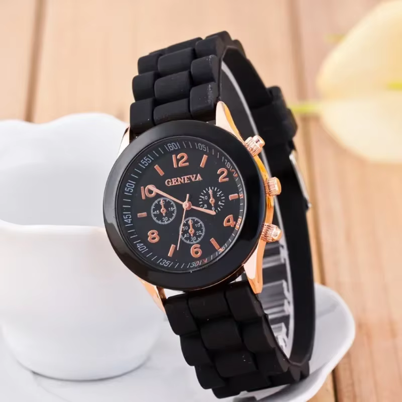 Femmes montres 2025 nouvelle mode marque de luxe montre pour femme bracelet en Silicone montre-bracelet à Quartz