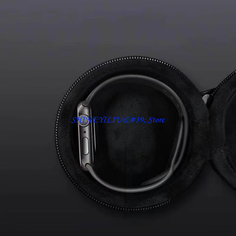 E21F boîte montre unique avec fermeture éclair pour le rangement