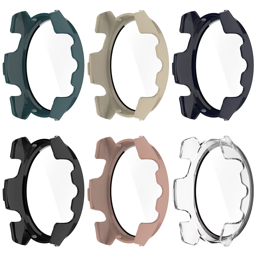 Boîtier PC + protecteur d'écran en verre pour Garmin Forerunner 165/165 Music