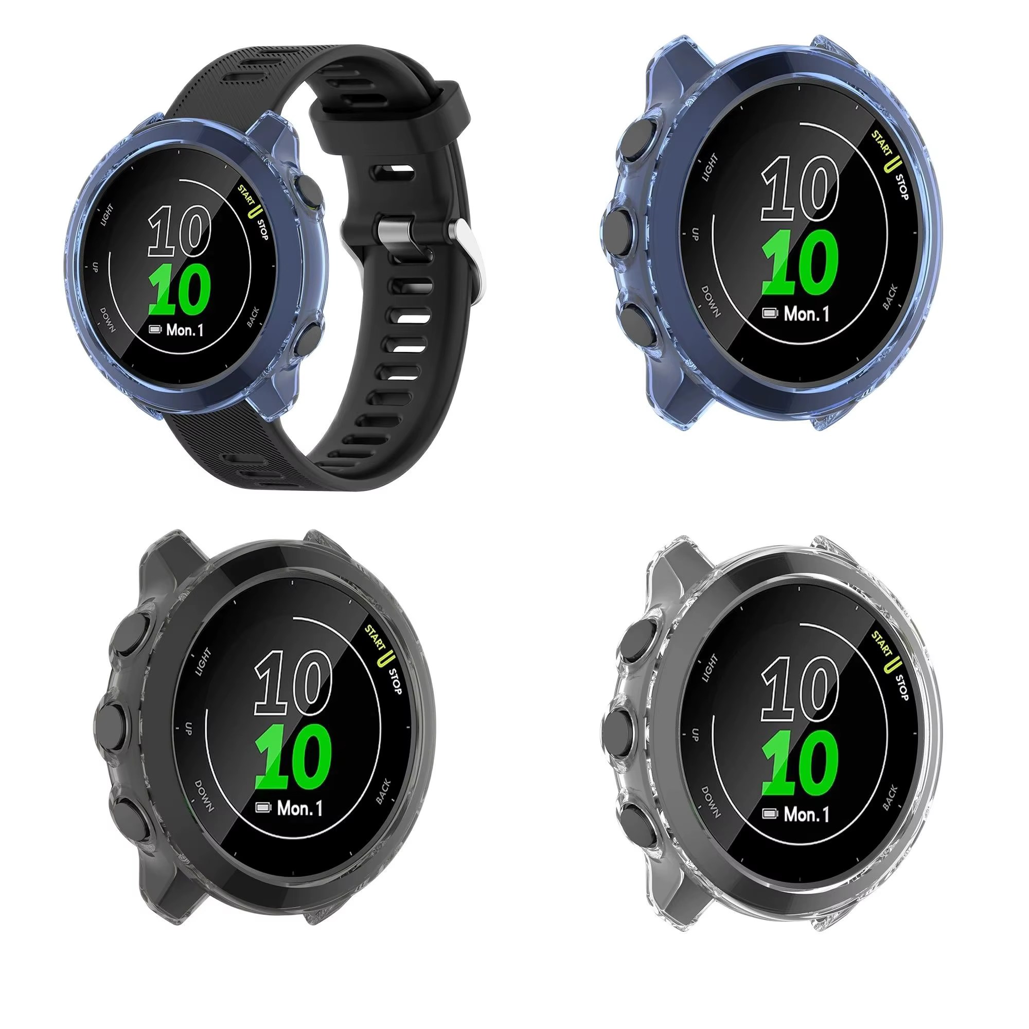 Étui de protection complet pour Garmin Forerunner 55 158