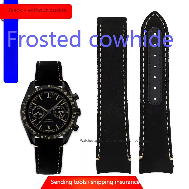 Pour Omega côté sombre de la lune Speedmaster 311.92.44 bracelet de montre à fermoir déployant