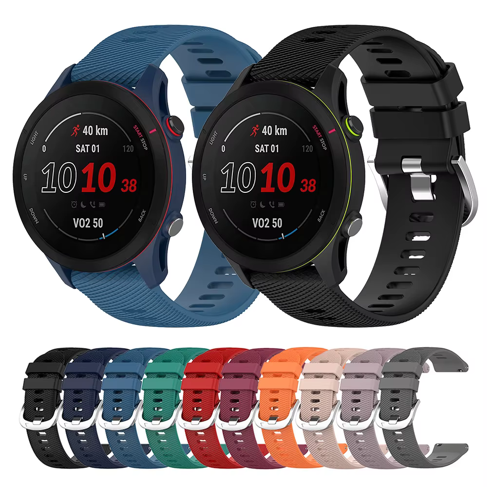 Bracelet de montre intelligente unisexe pour Garmin Forerunner 255 255S 265 265S