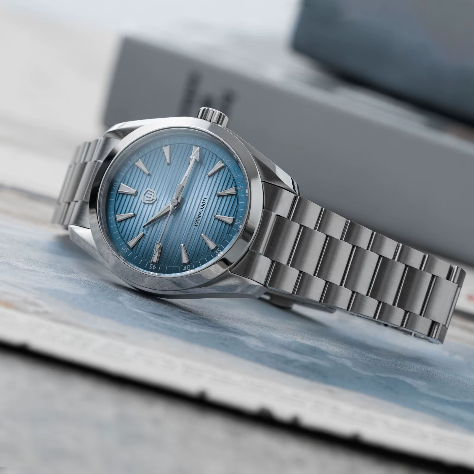 Watchdives WD0006 V2 montre VH31 balayage deuxième mouvement à Quartz saphir lumineux montres en acier inoxydable