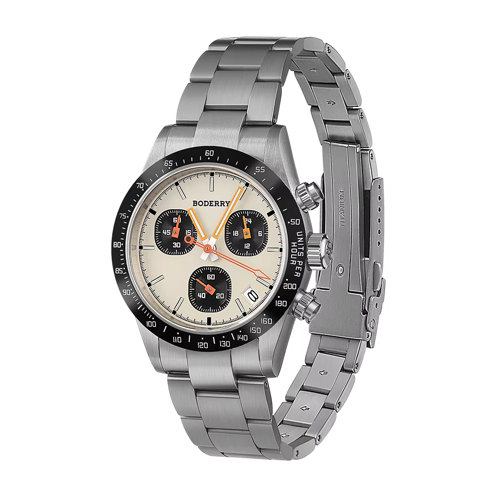 Montre chronographe Boderry GOLDACE en titane