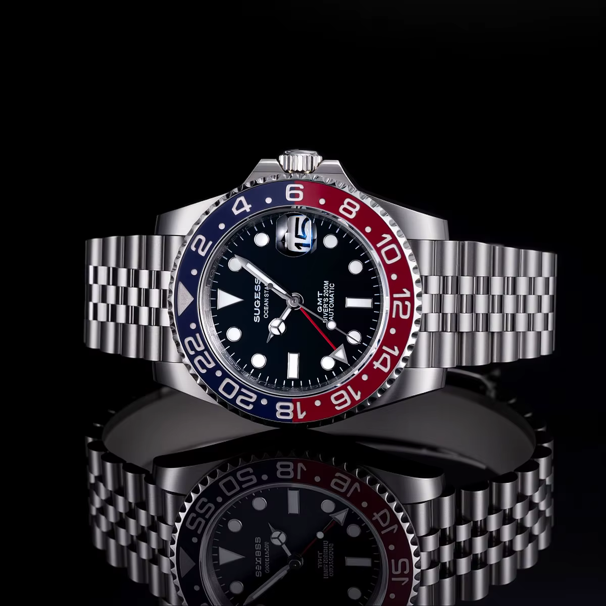 Sugess GMT – montre de plongée pour hommes