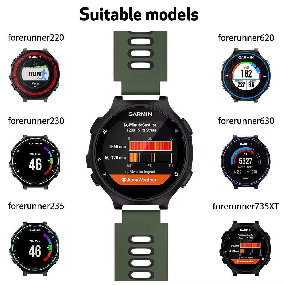 Bracelet de montre pour Garmin Forerunner 735XT