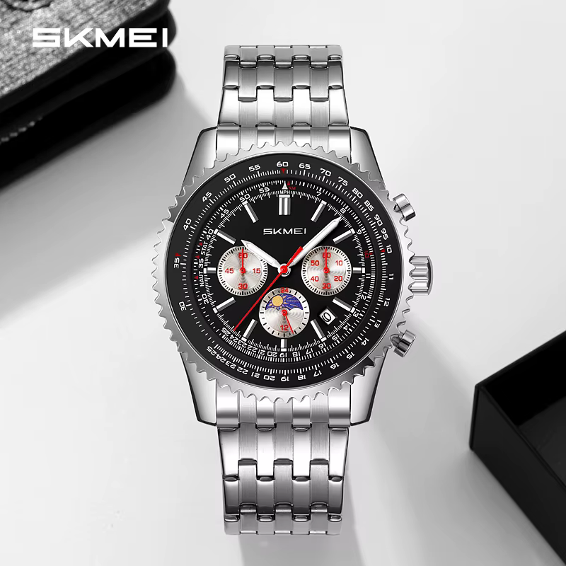 SKMEI 9348 Montre de Luxe Exquise pour Homme