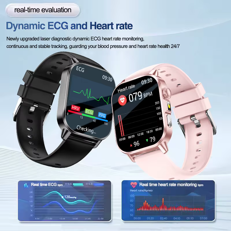 Nouvelle montre connectée ECG pour hommes et femmes