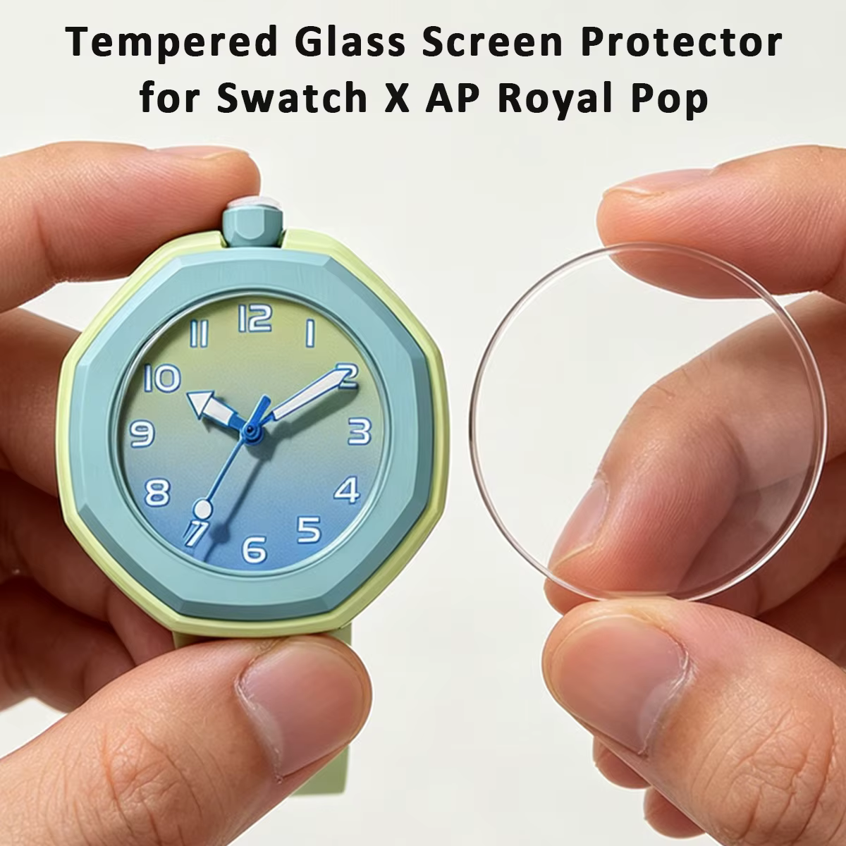 Verre trempé pour Swatch X AP Royal Pop