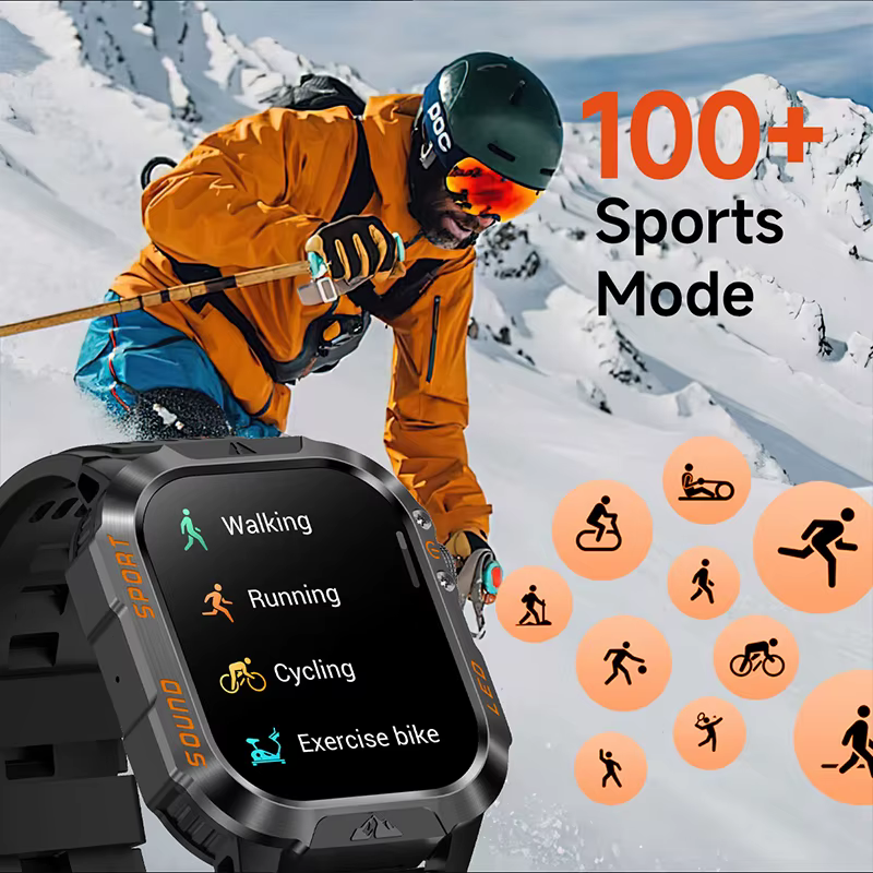 Montre connectée de randonnée mondiale 2026 avec écran 2