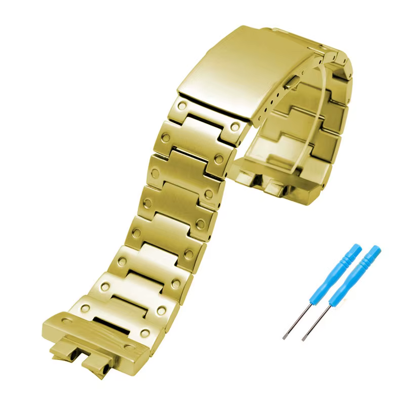 SION L Bracelet de montre en acier inoxydable pour casio g-shock GMW-B5000 GM-B2100