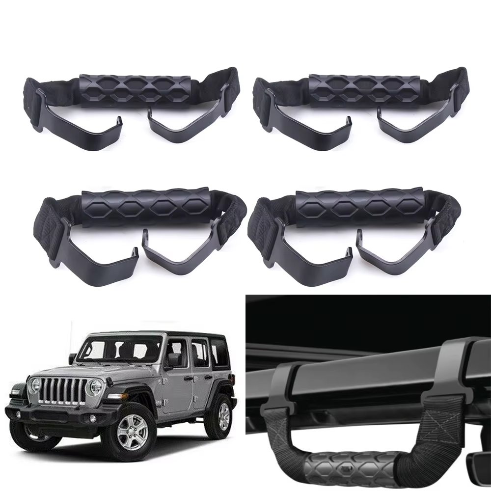 Accoudoirs pour Jeep Gladiator JT & Wrangler JL, poignée de toit de porte avant et arrière de voiture, accessoires Brd pour Jeep Wrangler JL 2018 – 2022