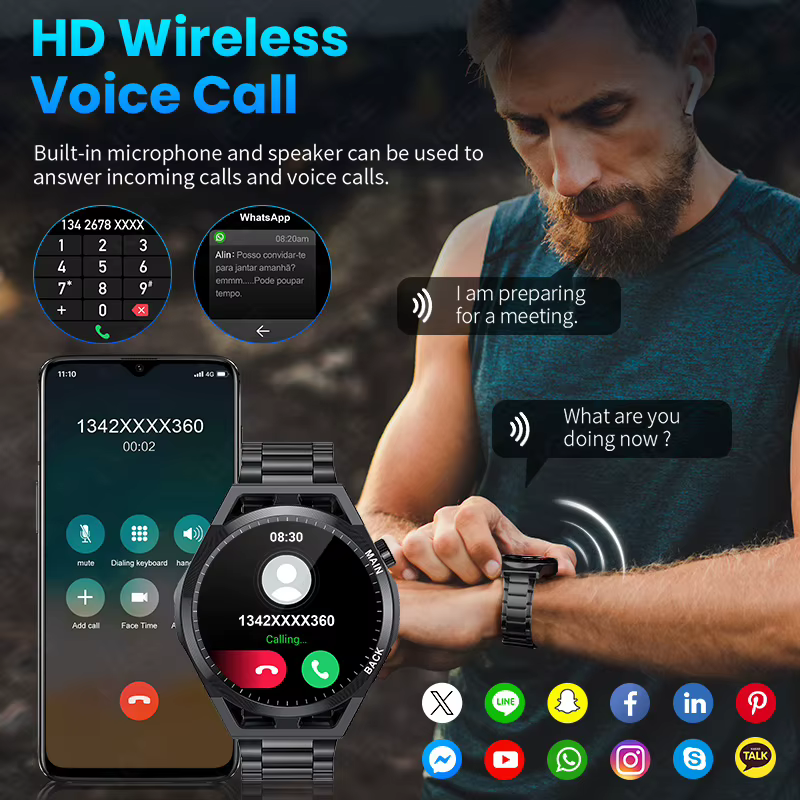 Nouvelle montre connectée LIGE avec NFC