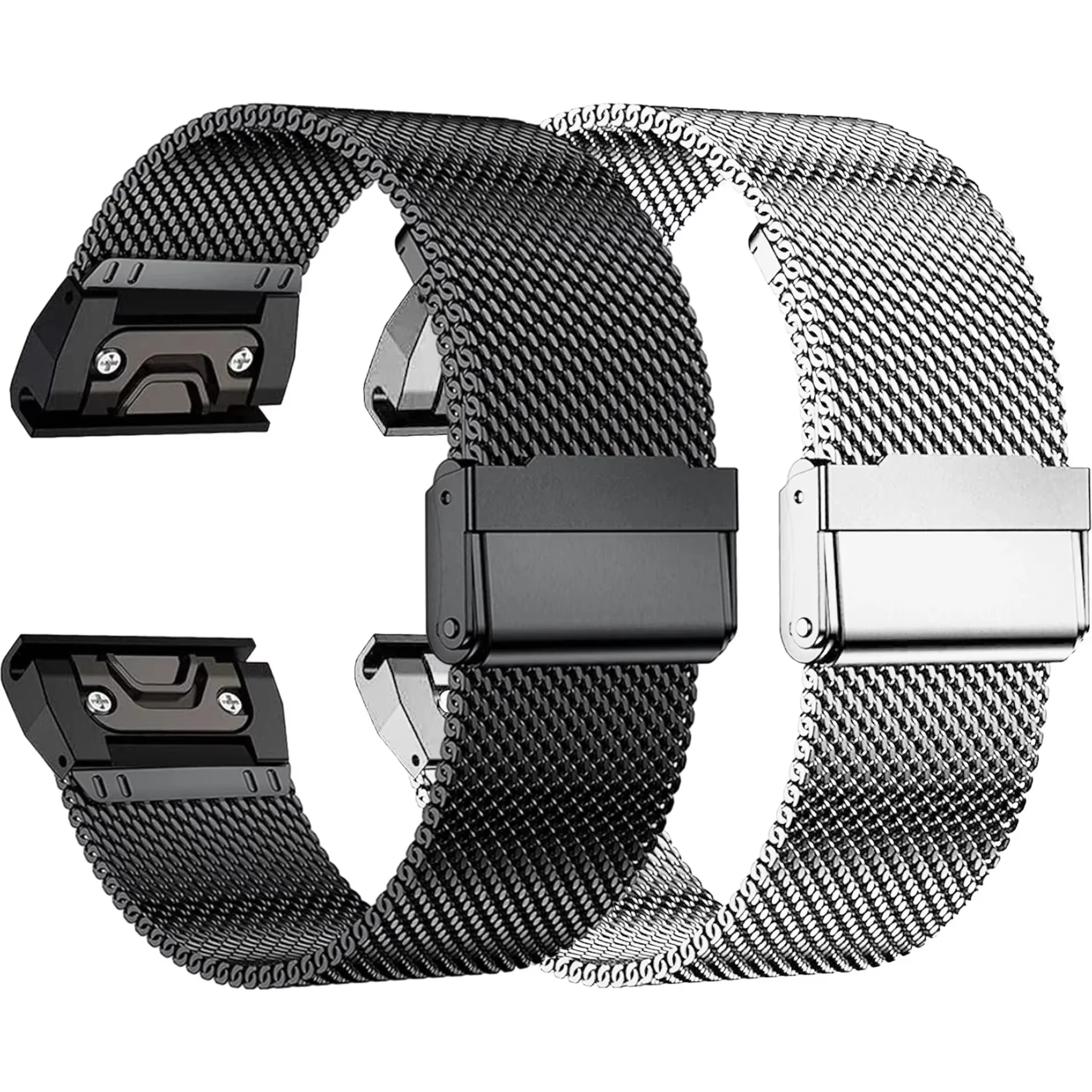 Bracelet de montre en maille milanaise en acier inoxydable